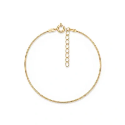 Spero London Italian Fine Chain Sterling Silver Bracelet In Red