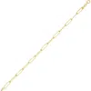 Spero London Sterling Silver Rectangular Large Chain Bracelet In Gold