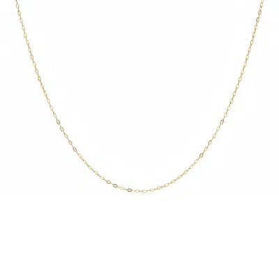 Spero London Women's 9ct Gold Trace Chain Necklace