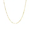 Spero London Women's 9ct Solid Gold Italian Rope Chain Necklace