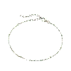 Spero London Women's Bead Curb Chain Sterling Silver Adjustable Satellite Bracelet - Silver In Silver