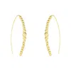 Spero London Beaded Pull Through Sterling Silver Earrings