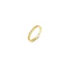 Spero London Braided Design Adjustable Sterling Silver Band Ring In Gold