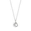 Spero London Women's Dripping Molten Natural Textured Sterling Silver Authentic Pendant Necklace - Silver In Silver