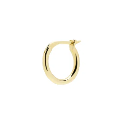 Spero London Women's Fine Single Hoop Earring 14ct Solid Gold