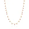 Spero London Women's Gold / Red Red Coral Beaded Sterling Silver Chain Necklace - Gold In Multi