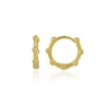 Spero London Women's Gold Seven Bead Sterling Silver Hoop Earrings In Gold
