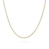 Spero London Women's Gold Sterling Silver Rope Chain Necklace In Gold