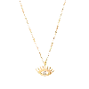 Spero London Women's Gold / White White Eye Evil Eye Sterling Silver Necklace - Gold In Multi