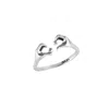Spero London Women's Heart With Hands Ring In Sterling Silver