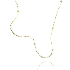 Spero London Women's Italian Fine Chain Sterling Silver Satellite Beaded Necklace - Gold In Gold