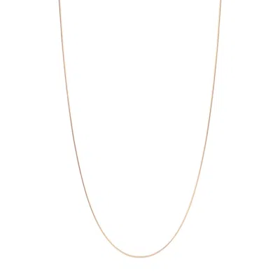 Spero London Women's Itallian Fine Sterling Silver Chain - Rose Gold