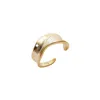 Spero London Women's Large Contour Stack Sterling Silver Ring - Gold In Gold