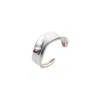 Spero London Women's Large Contour Stack Sterling Silver Ring - Silver In Silver