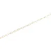 Spero London Love Heart Sterling Silver Chain Bracelet In Gold