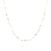 Spero London Women's Love Heart Sterling Silver Chain Necklace - Gold In Gold
