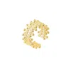 Spero London Women's Multiple Bar Sterling Silver Ring - Gold In Gold