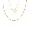 Spero London Women's Multiple Star Sterling Silver Station & Saturn Necklace Stacking Layering Set - Gold