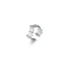 Spero London Women's New Multiple Bar Sterling Silver Ring - Silver In Silver