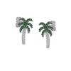 Spero London Women's Palm Tree Sterling Silver Stud Earrings - Silver In Silver