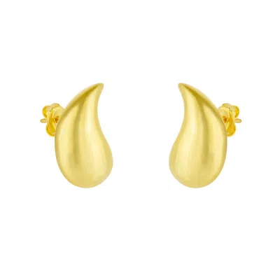 Spero London Women's Pear Teardrop Earrings In Sterling Silver - Gold