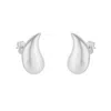 Spero London Women's Pear Teardrop Earrings In Sterling Silver - Silver