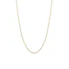 Spero London Women's Rectangular Link Chain Sterling Silver Necklace - Gold In Gold