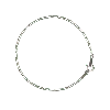 Spero London Women's Rectangular Sterling Silver Chain Bracelet - Silver In Silver