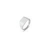 Spero London Women's Signature Rectangular Sterling Silver Signet Ring - Silver In Silver