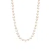 Spero London Women's Silver Large Natural Freshwater Real Pearl Strand Necklace In Gold