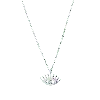 Spero London Women's Silver / White White Eye Evil Eye Sterling Silver Necklace - Silver In Multi