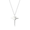 Spero London Single Star Necklace Sterling Silver In Metallic