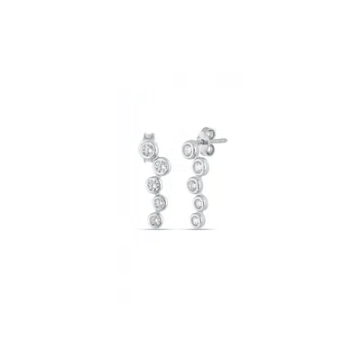 Spero London Women's Star Cluster Stud Earring Sterling Silver