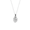Spero London Women's Sterling Silver Anatomical Heart Necklace - Silver In Silver