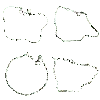 Spero London Women's Sterling Silver Bracelet Layering Set - Silver In Silver