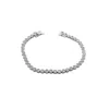 Spero London Women's Sterling Silver Circle Round Tennis Bracelet - White In White