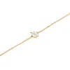 Spero London Women's Sterling Silver Clover Bracelet - Gold In Gold