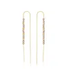 Spero London Sterling Silver Dorica Chain Bead Drop Earring In Gold