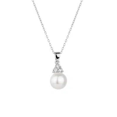 Spero London Women's Sterling Silver Grape Pearl Necklace