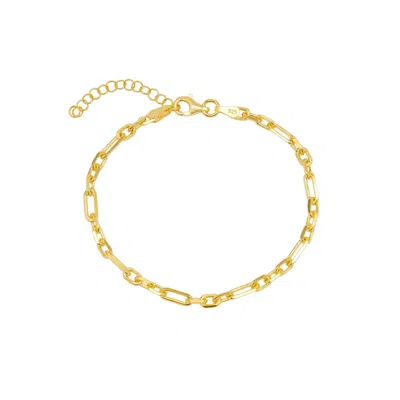 Spero London Women's Sterling Silver Link Chain Bracelet - Gold