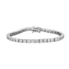 Spero London Sterling Silver Tennis Bracelet In Silver