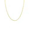 Spero London Women's Twisted Beaded Sterling Silver Italian Chain Necklace - Gold In Gold