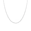 Spero London Women's Twisted Beaded Sterling Silver Italian Chain Necklace - Silver In Silver