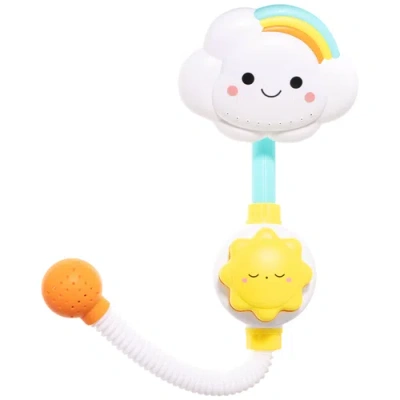 Sperric Kids'  Cloud Design Interactive Bath Toy Shower Head In Multi