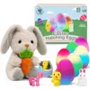 Sperric Plush Bunny With Carrot And Easter Hatching Egg Set In Multi