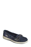 Sperry Angelfish Womens Cushioned Footbed Leather Boat Shoes