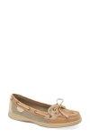 Sperry Angelfish Boat Shoe In Linen/oat