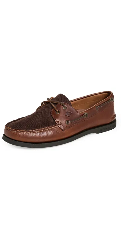 Sperry Ao 2 Eye Corduroy Boat Shoes Other Brown
