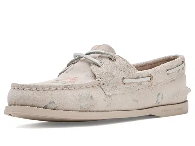 Sperry Ao 2 Eye Women's Flat Shoes Floral: 9.5 M (b) In Neutral