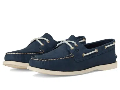 Sperry Ao 2 Eye Women's Slip On Shoes Nubuck Navy: 5 M (b) In Blue